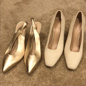 2 pairs of barely used shoes